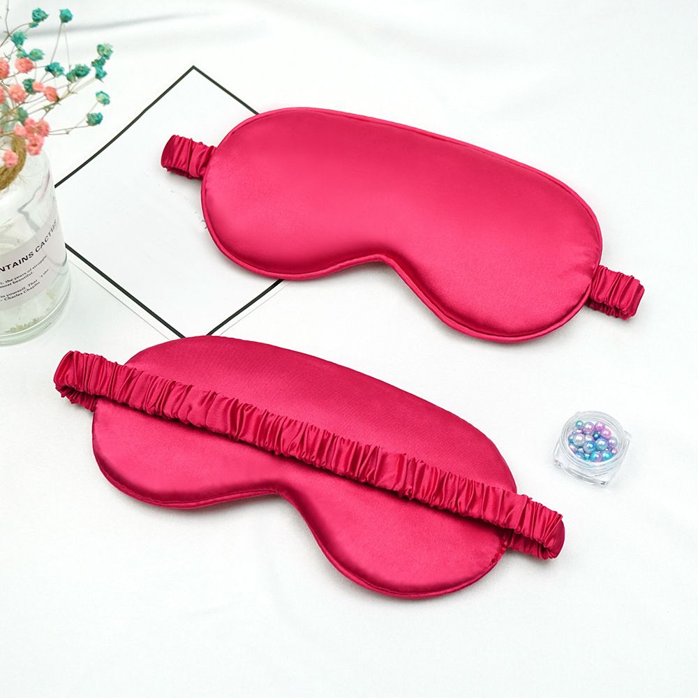 Imitated Silk Eye Patch Shading Sleep Eye Mask Eyepatch Travel Relax Cover Eyeshade Health Sleeping Shield Eye Care Tools - Image 2