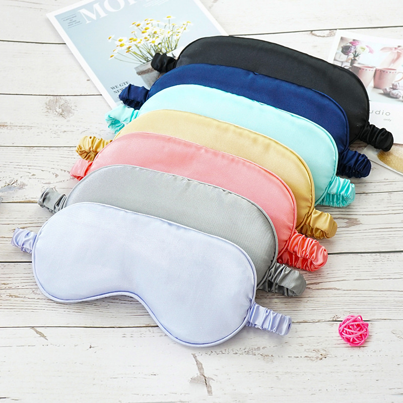 Imitated Silk Eye Patch Shading Sleep Eye Mask Eyepatch Travel Relax Cover Eyeshade Health Sleeping Shield Eye Care Tools - Image 7