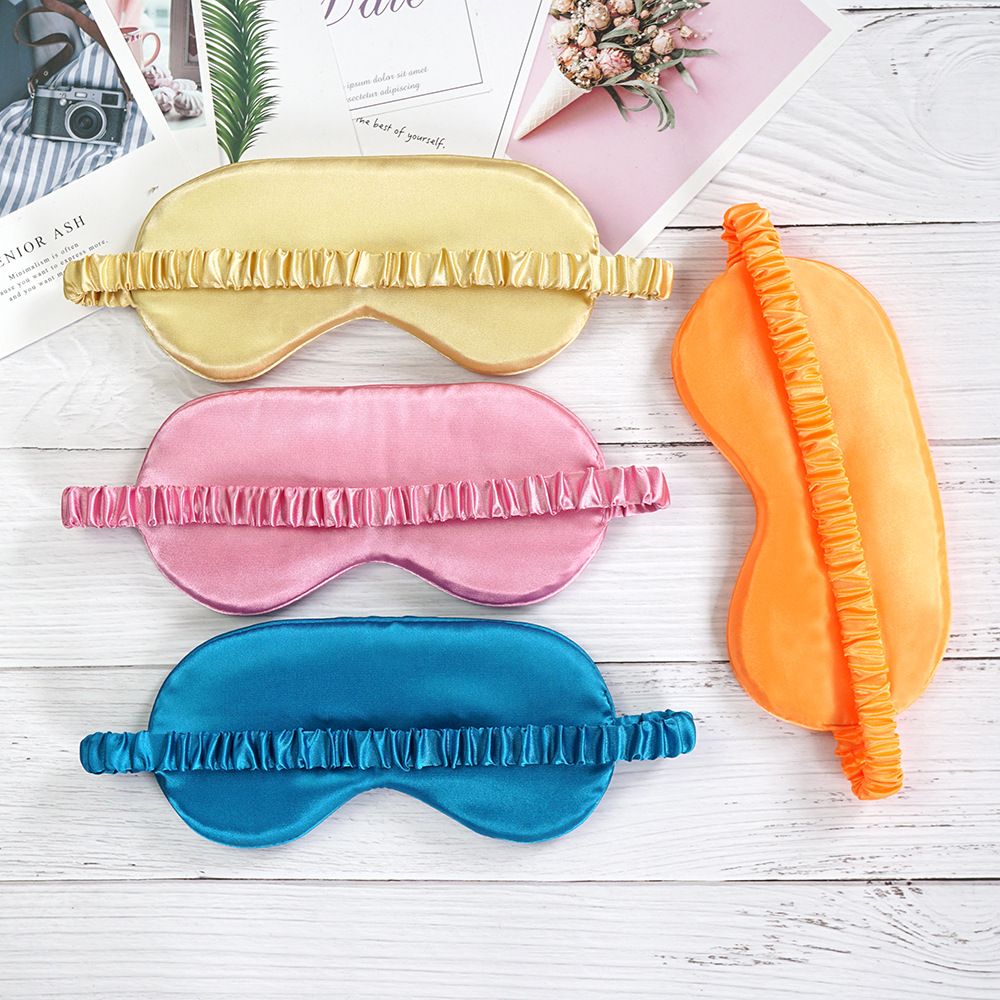 Imitated Silk Eye Patch Shading Sleep Eye Mask Eyepatch Travel Relax Cover Eyeshade Health Sleeping Shield Eye Care Tools - Image 15