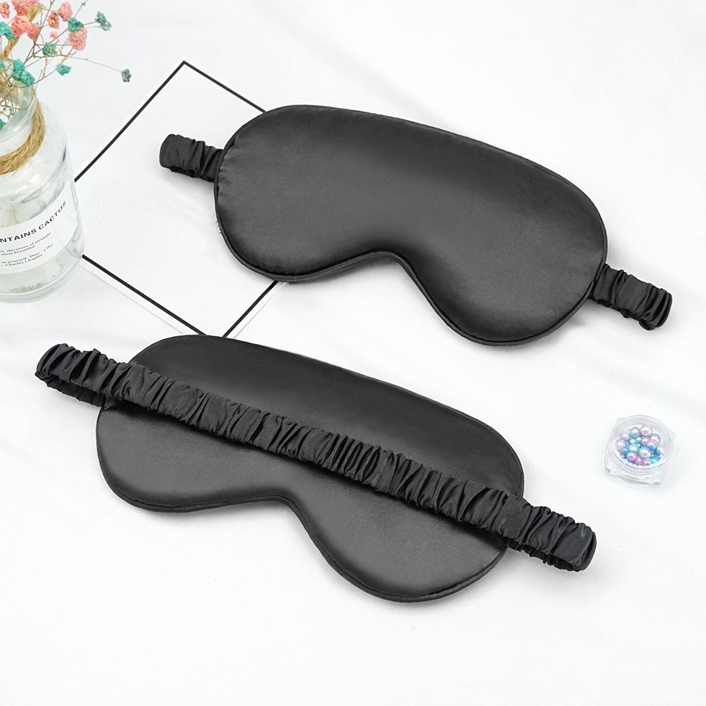 Imitated Silk Eye Patch Shading Sleep Eye Mask Eyepatch Travel Relax Cover Eyeshade Health Sleeping Shield Eye Care Tools - Image 11