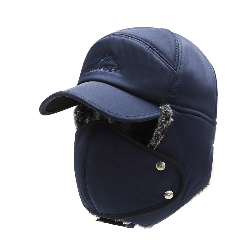 Winter Hat New Lei Feng Hat Men's Stylish Caps Warm Ear Protection Windproof Ear Protection Pilot Hat Baseball Cap - Image 11