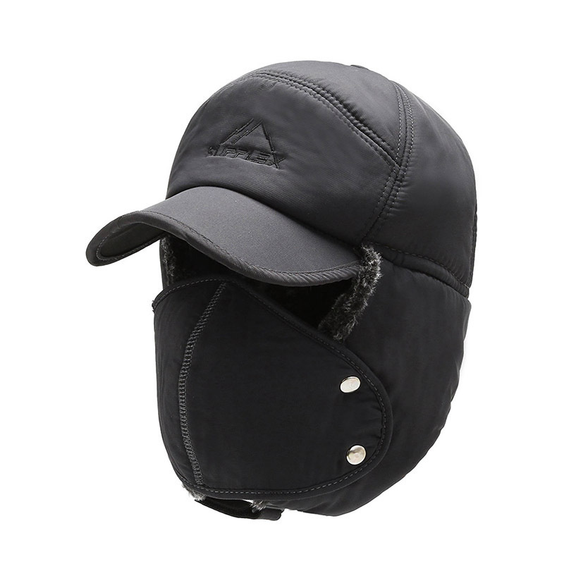Winter Hat New Lei Feng Hat Men's Stylish Caps Warm Ear Protection Windproof Ear Protection Pilot Hat Baseball Cap - Image 5