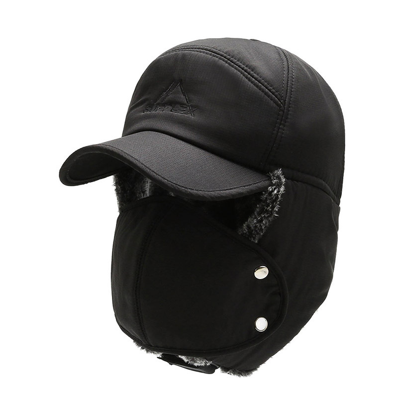 Winter Hat New Lei Feng Hat Men's Stylish Caps Warm Ear Protection Windproof Ear Protection Pilot Hat Baseball Cap - Image 7
