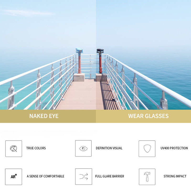 New Triangle Sunglasses Women's Trendy Internet Celebrity Same Style Cats' Eye Sunglasses Transparent Lens Marine Glasses - Image 7