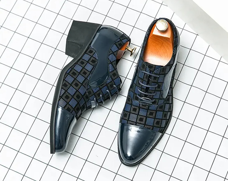 New men's large size increase business formal pointed leather shoes casual loafers - Image 59