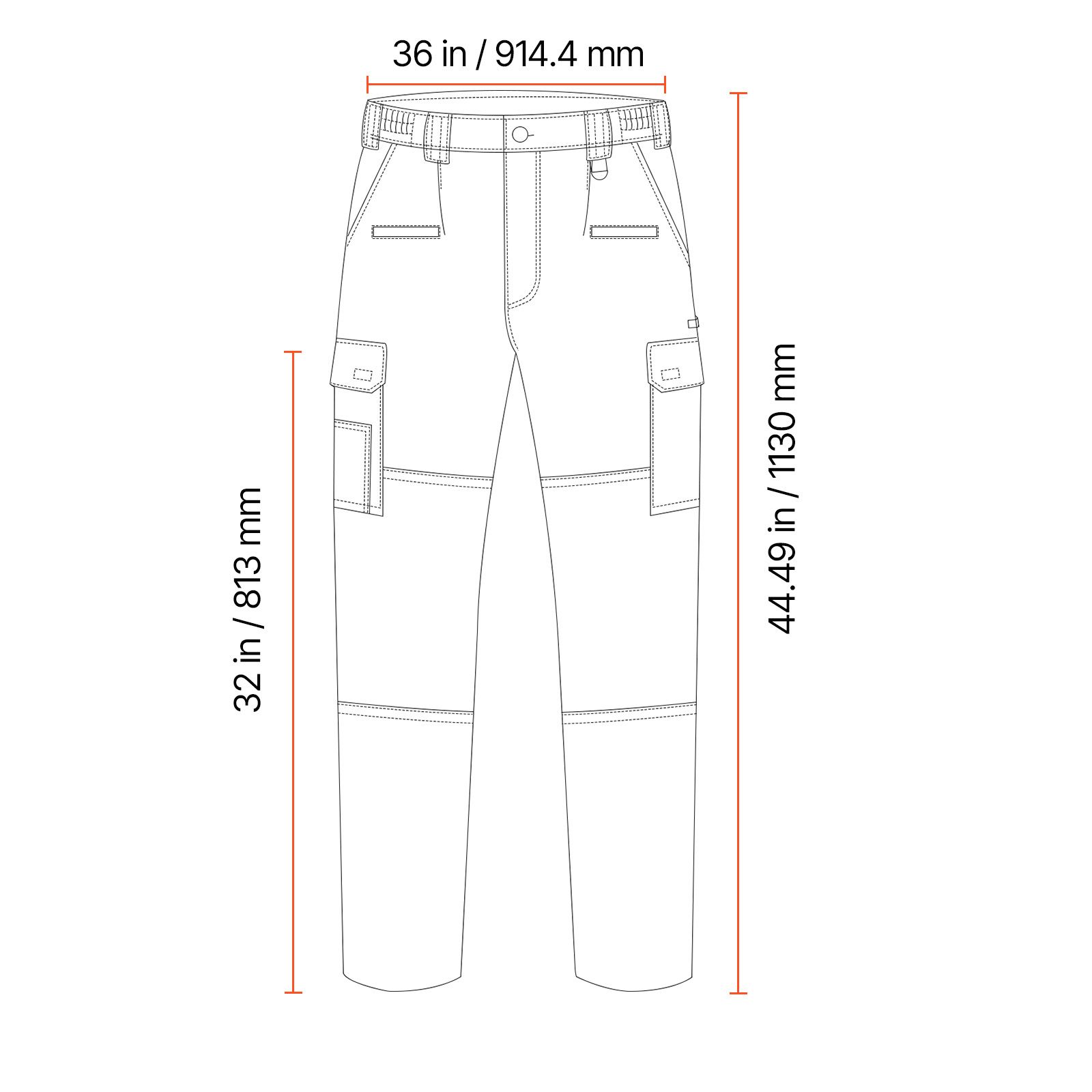 FR Pants for Men, 9 oz 100% Cotton, Flame-Resistant Cargo Pants with Multi-Pockets and Elastic Waist, Reinforced Tear-proof Stitching, Ideal for Welding Work and Casual Wear, L Size, Gray - Image 8