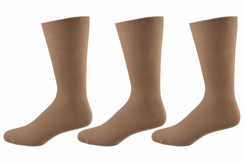 Men's Diabetic Crew Socks in Combed Cotton (3 Pair and 4 Pair Packs) - Image 16