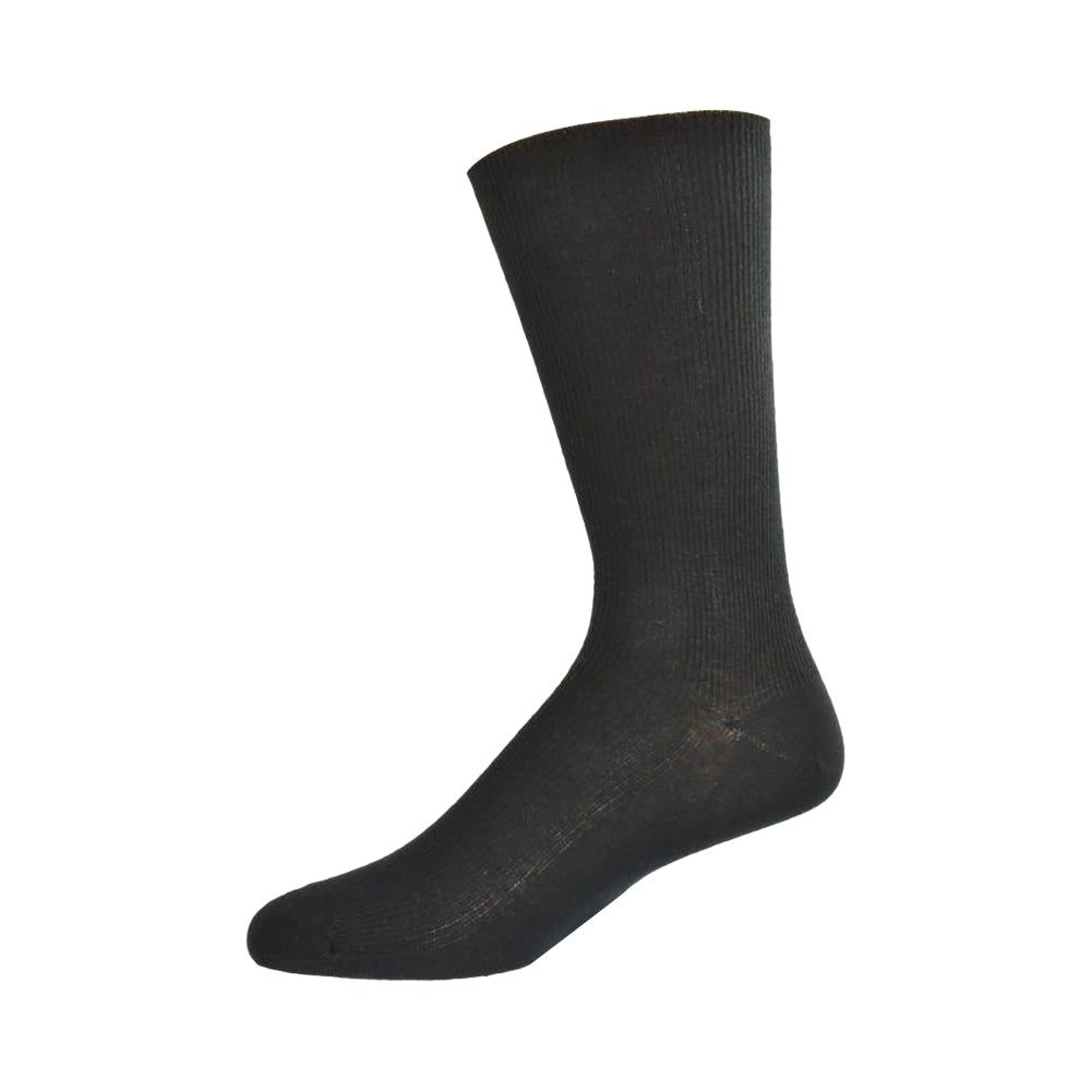 Men's Diabetic Crew Socks in Combed Cotton (3 Pair and 4 Pair Packs) - Image 4