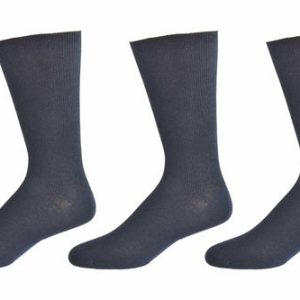 Men's Diabetic Crew Socks in Combed Cotton (3 Pair and 4 Pair Packs)
