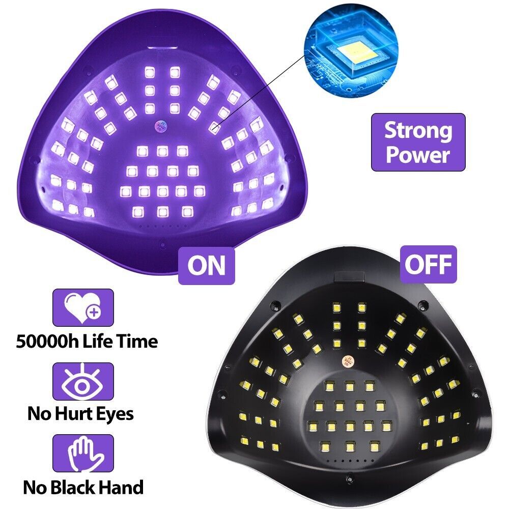220W Nail Dryer LED Lamp UV Light Polish Gel Curing Machine Electric Manicure - Image 4