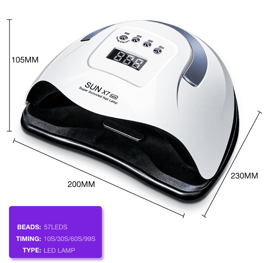 220W Nail Dryer LED Lamp UV Light Polish Gel Curing Machine Electric Manicure - Image 10