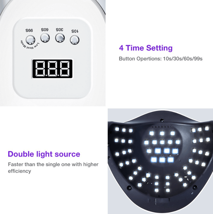 220W Nail Dryer LED Lamp UV Light Polish Gel Curing Machine Electric Manicure - Image 11