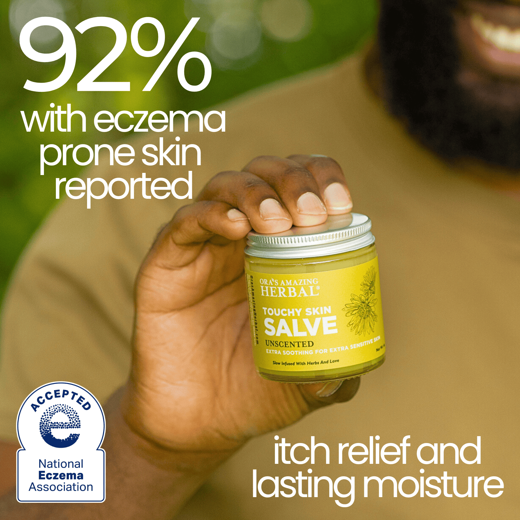 Touchy Skin Salve, Eczema Cream Ointment - Image 4