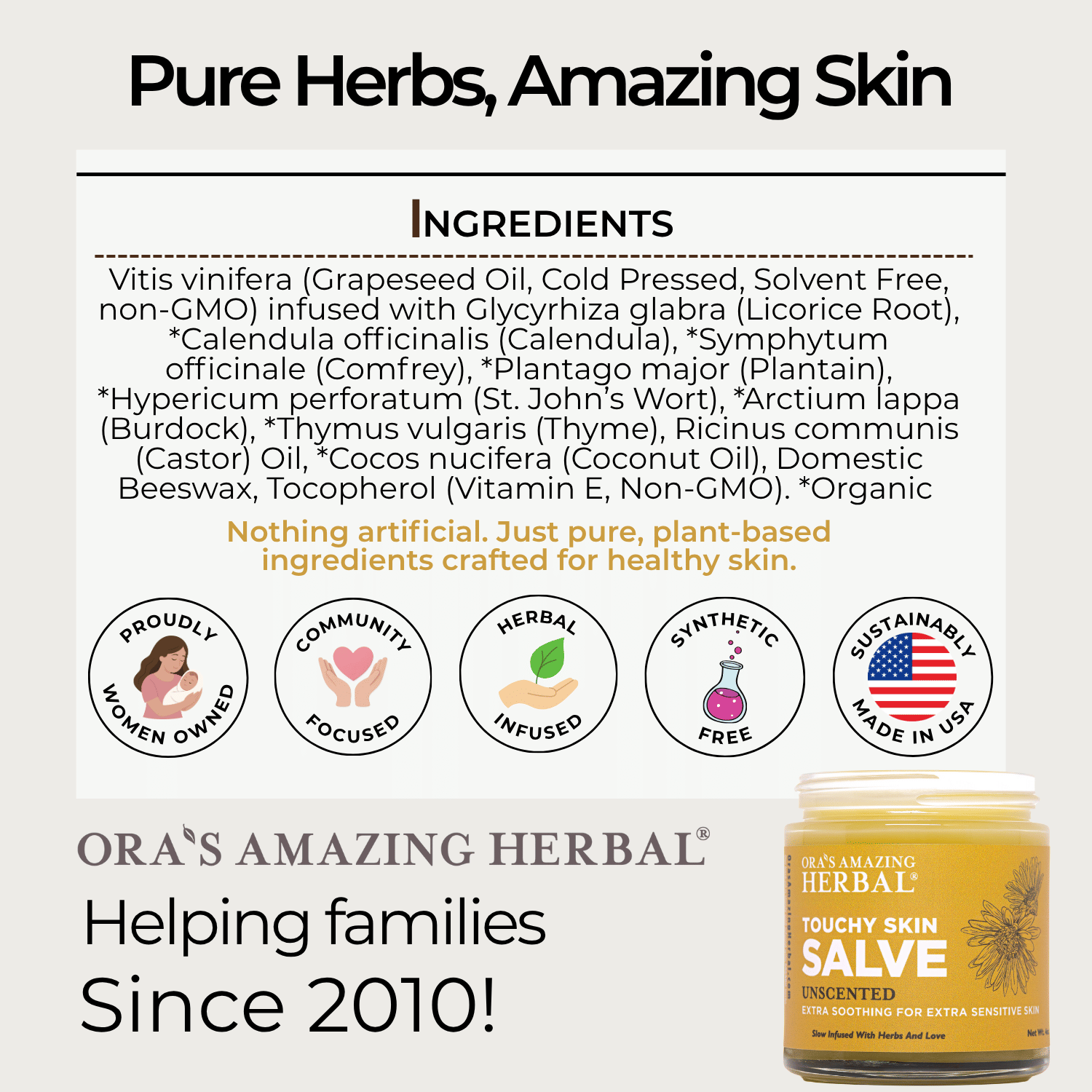 Touchy Skin Salve, Eczema Cream Ointment - Image 8