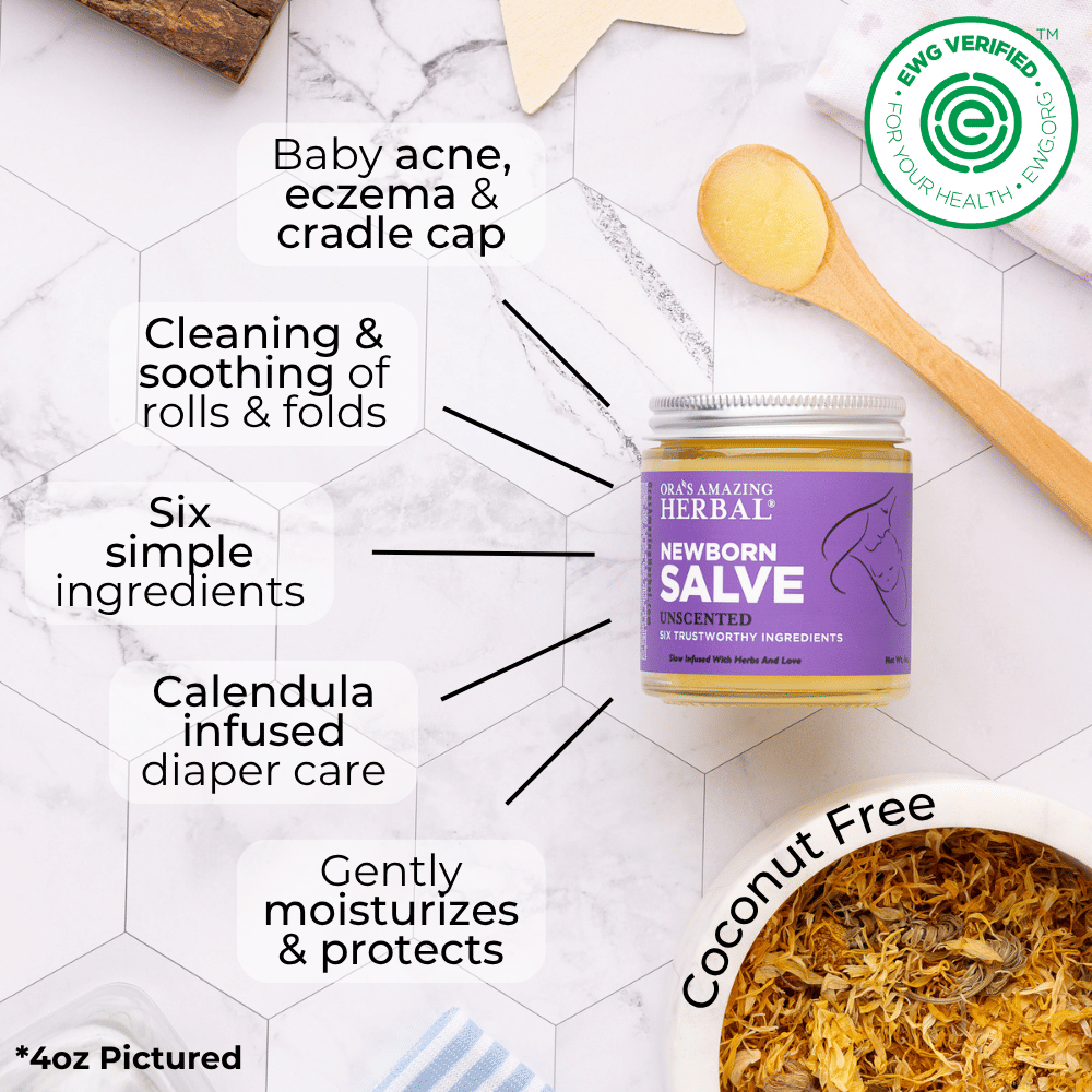 Newborn Salve, Calendula Ointment For Babies - Image 4