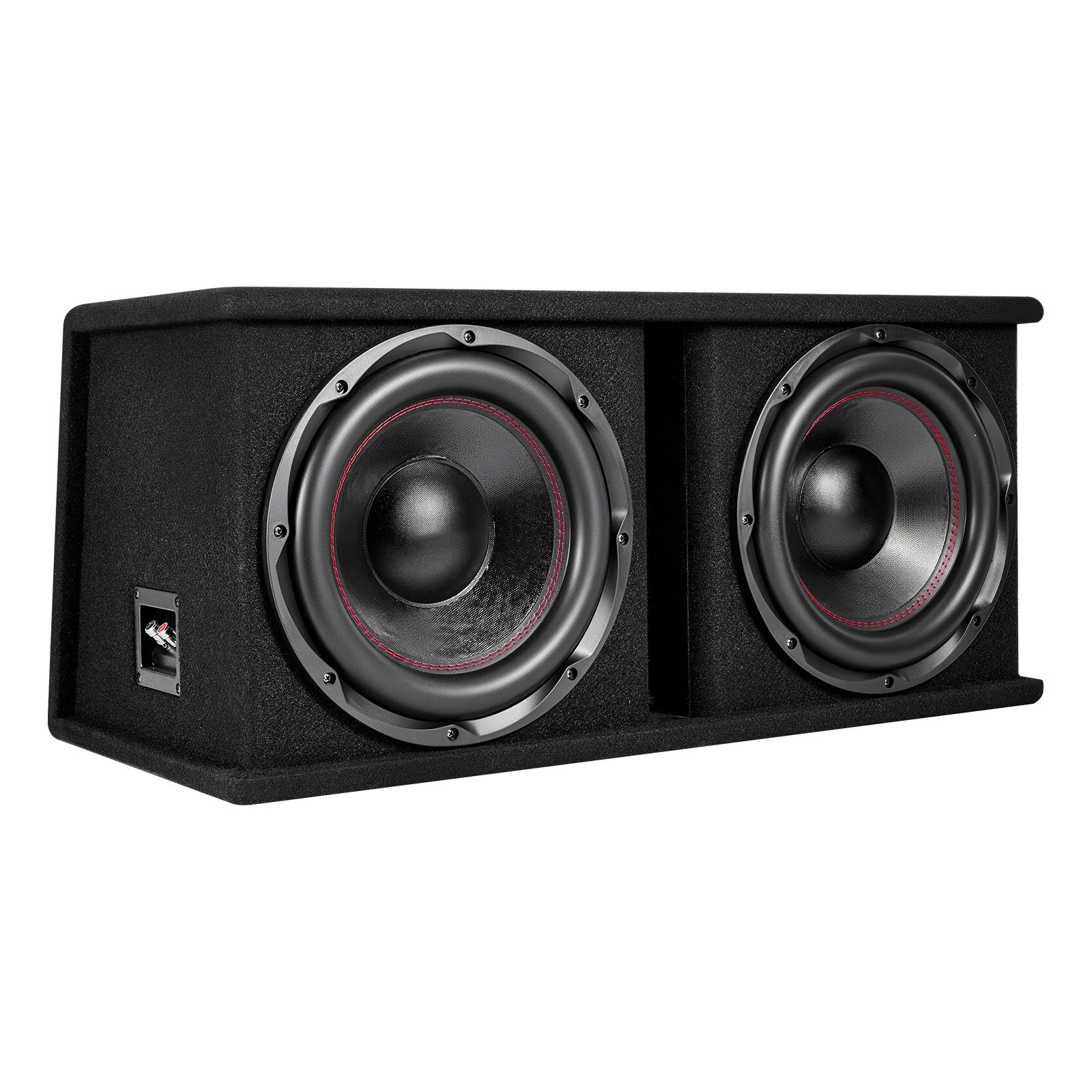 Subwoofer Bass Package, 12 in, 1200W RMS, Dual Car Audio Subwoofer and Amp Package, with Loaded Enclosure, Separate Amplifier, and Wiring Kit, for Various Vehicles Trunks, Car Audio Systems - Image 11