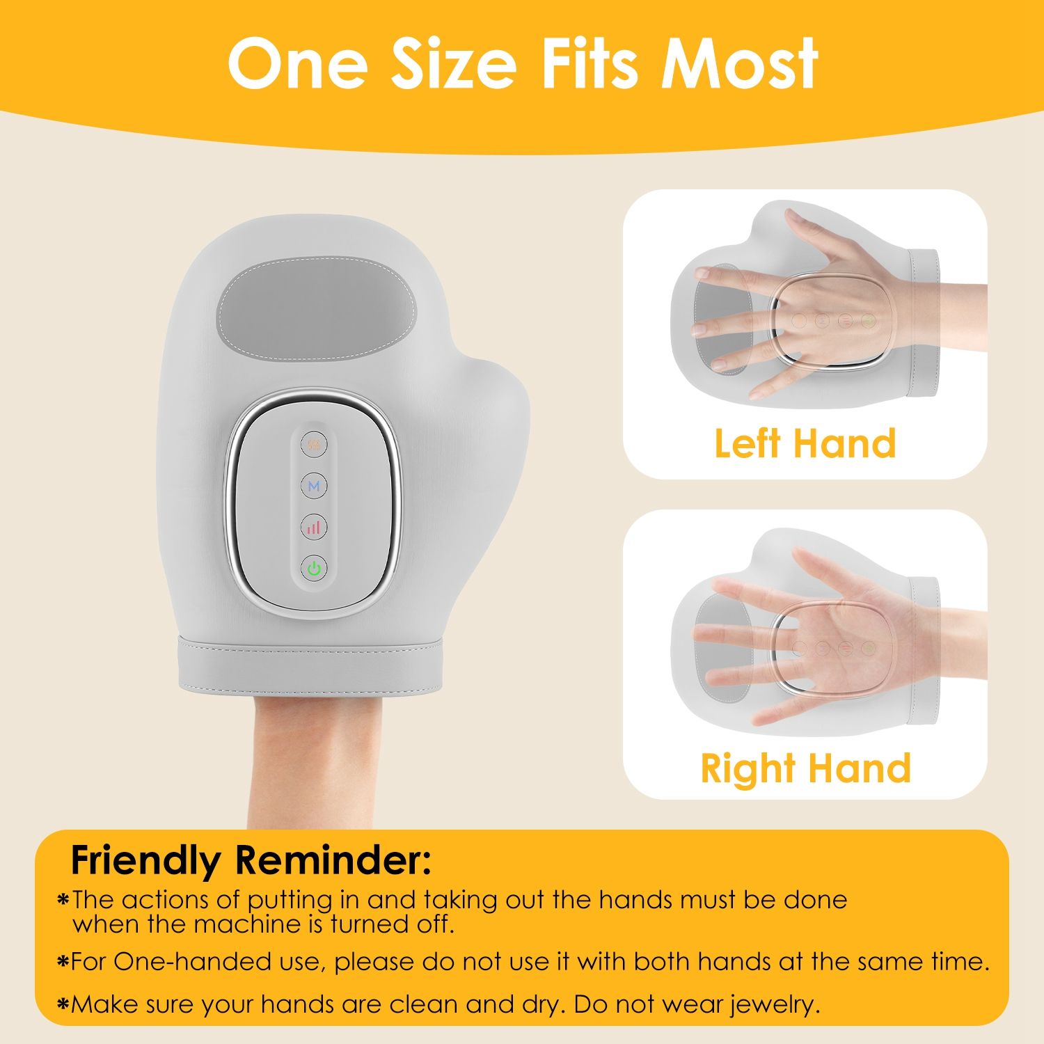 Upgraded Cordless Hand Massager, 14 Airbags 3 Modes 5 Intensity 3 Heat Levels for Hand Pain and Stiffness Relief - Image 2