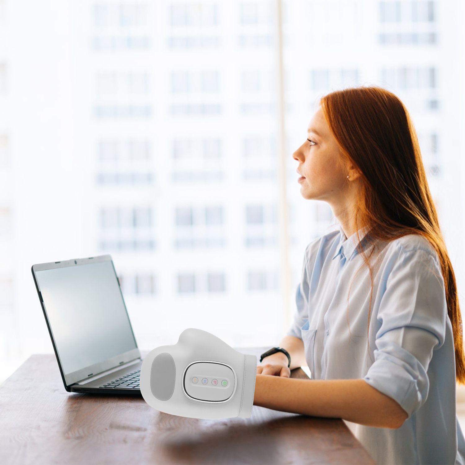Upgraded Cordless Hand Massager, 14 Airbags 3 Modes 5 Intensity 3 Heat Levels for Hand Pain and Stiffness Relief - Image 6