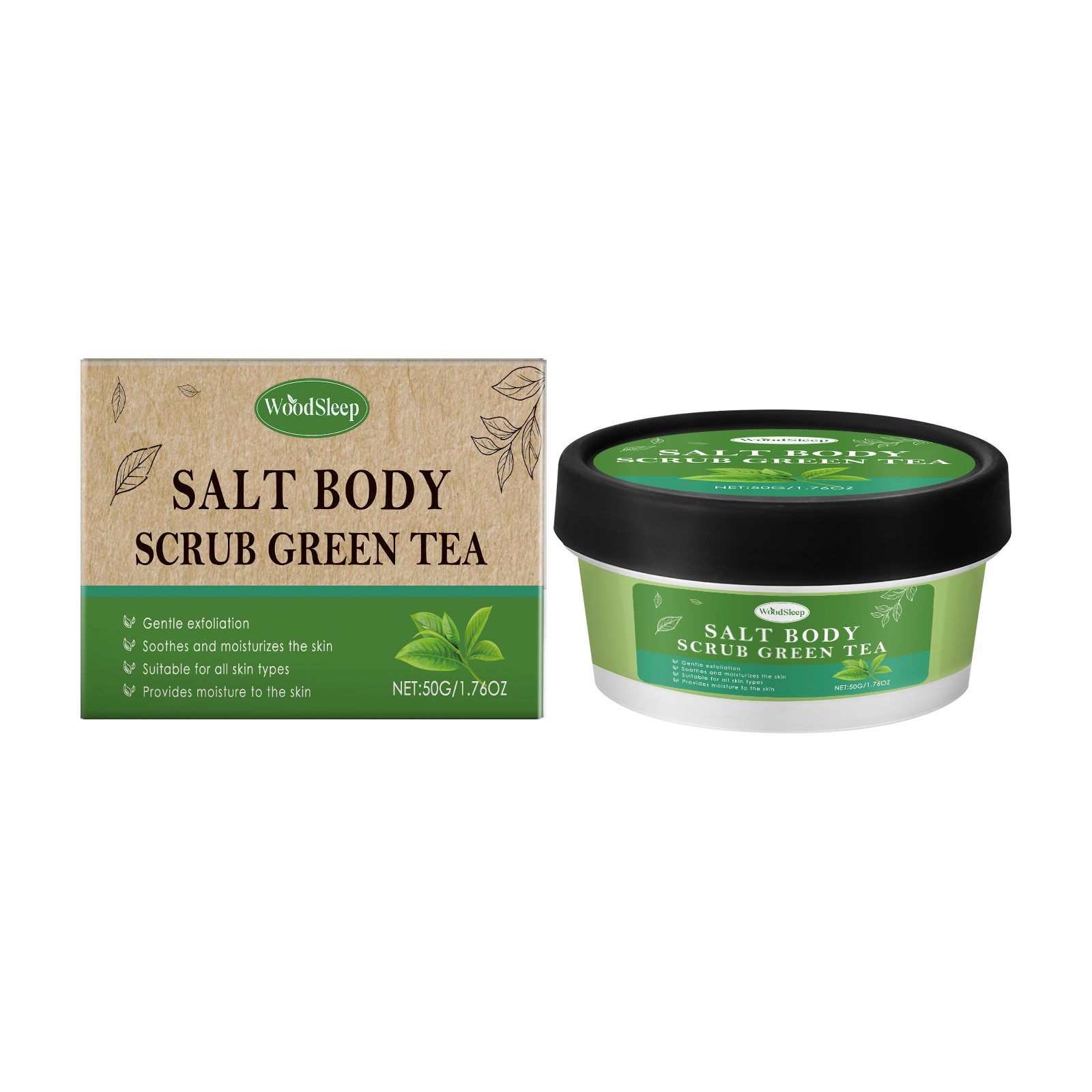 WOODSLEEP Green Tea Body Scrub, 50 g - Image 7