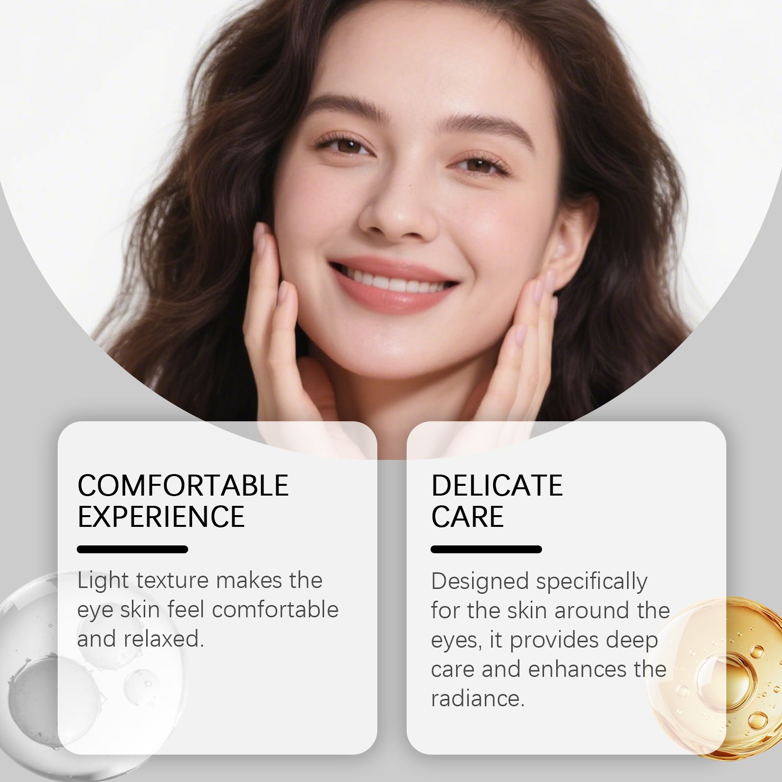 AMZ Eye Cream Hydrating and Moisturizing Care for Eye Skin Gentle Ingredients Watery Massage Daily Care Eye Cream - Image 5