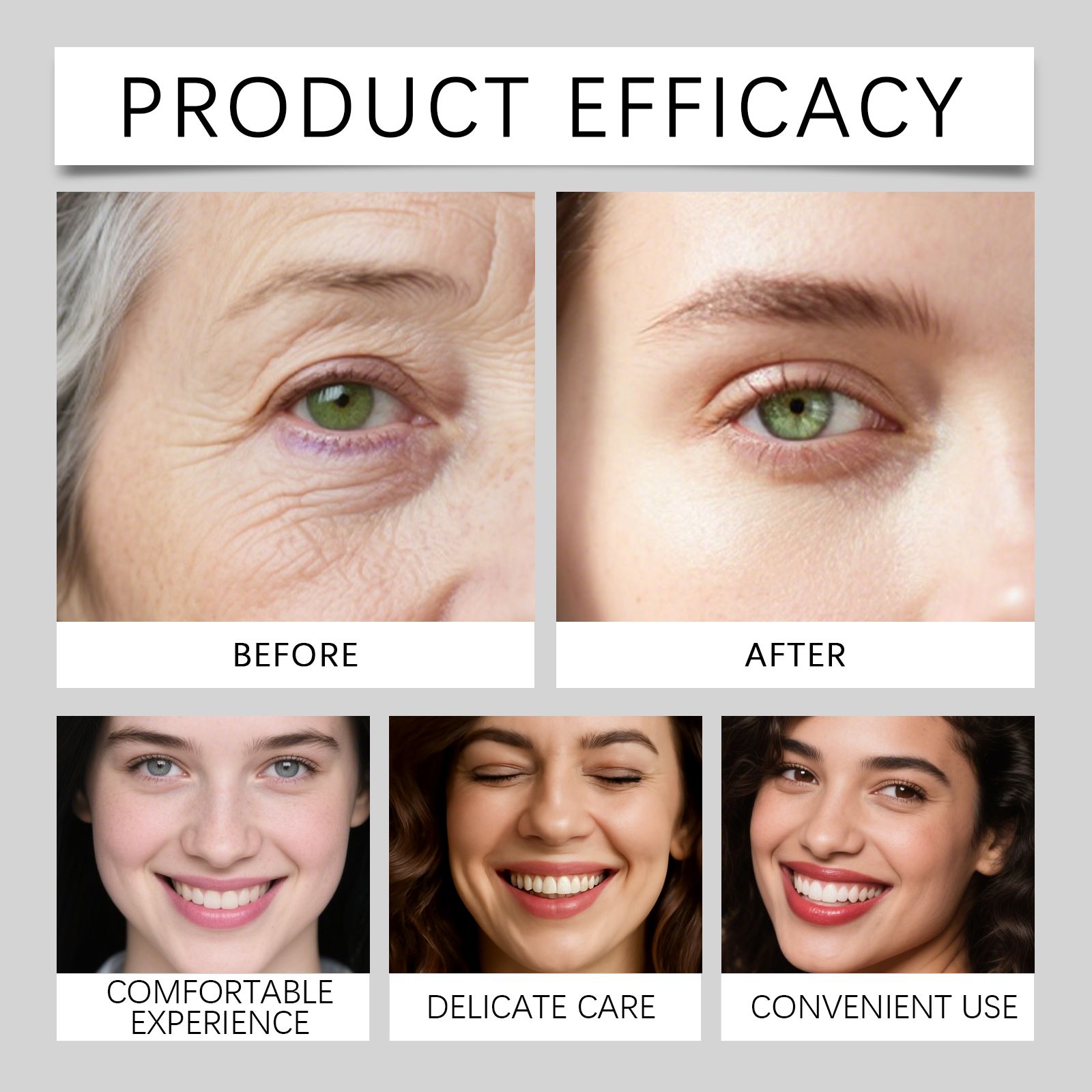 AMZ Eye Cream Hydrating and Moisturizing Care for Eye Skin Gentle Ingredients Watery Massage Daily Care Eye Cream - Image 6