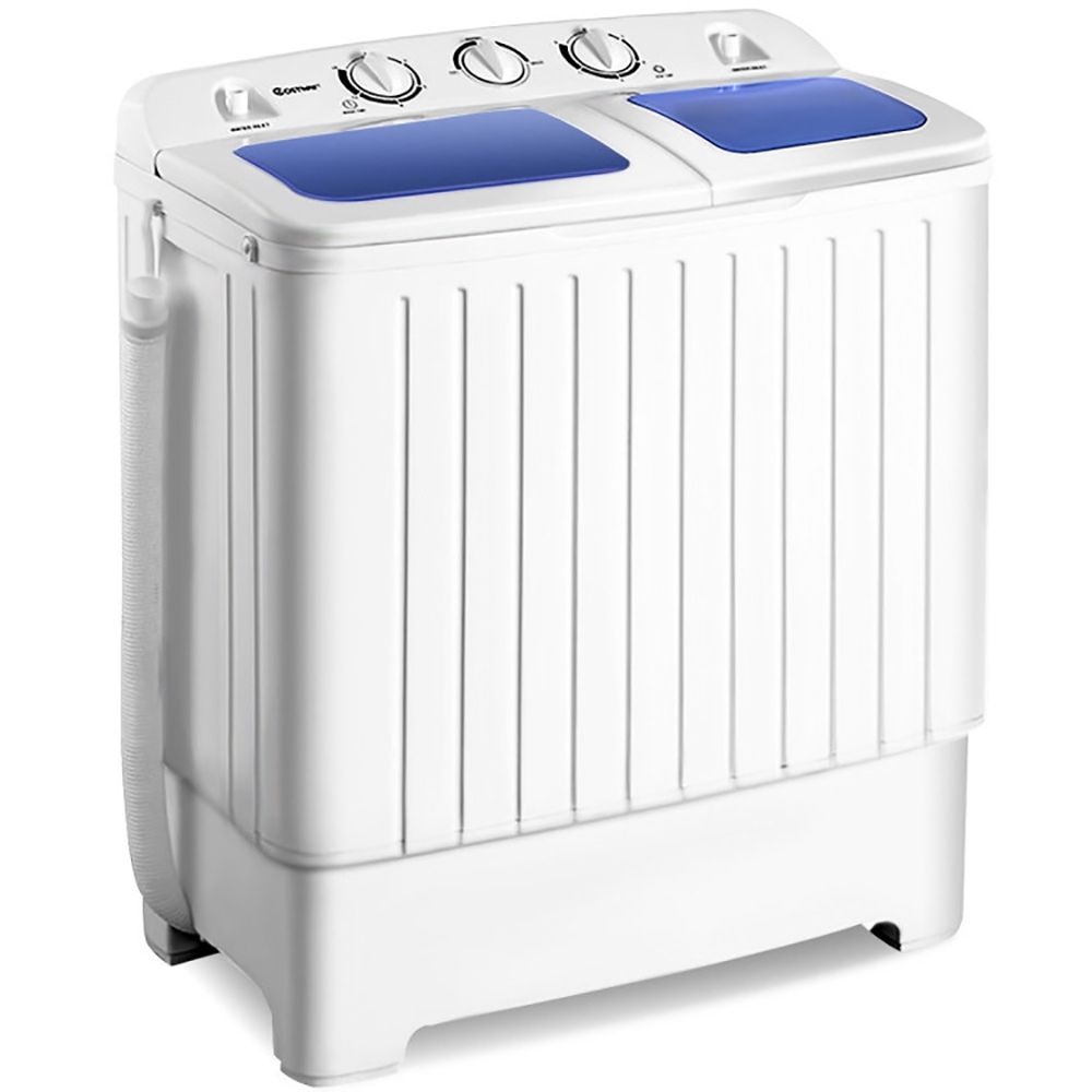 20 lbs Compact Twin Tub Washing Machine for Home Use - Image 2