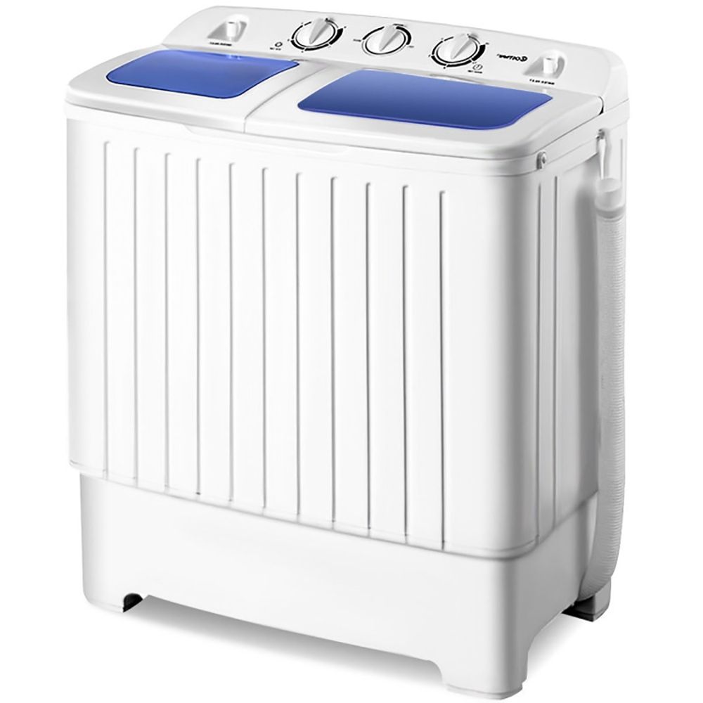 20 lbs Compact Twin Tub Washing Machine for Home Use - Image 3