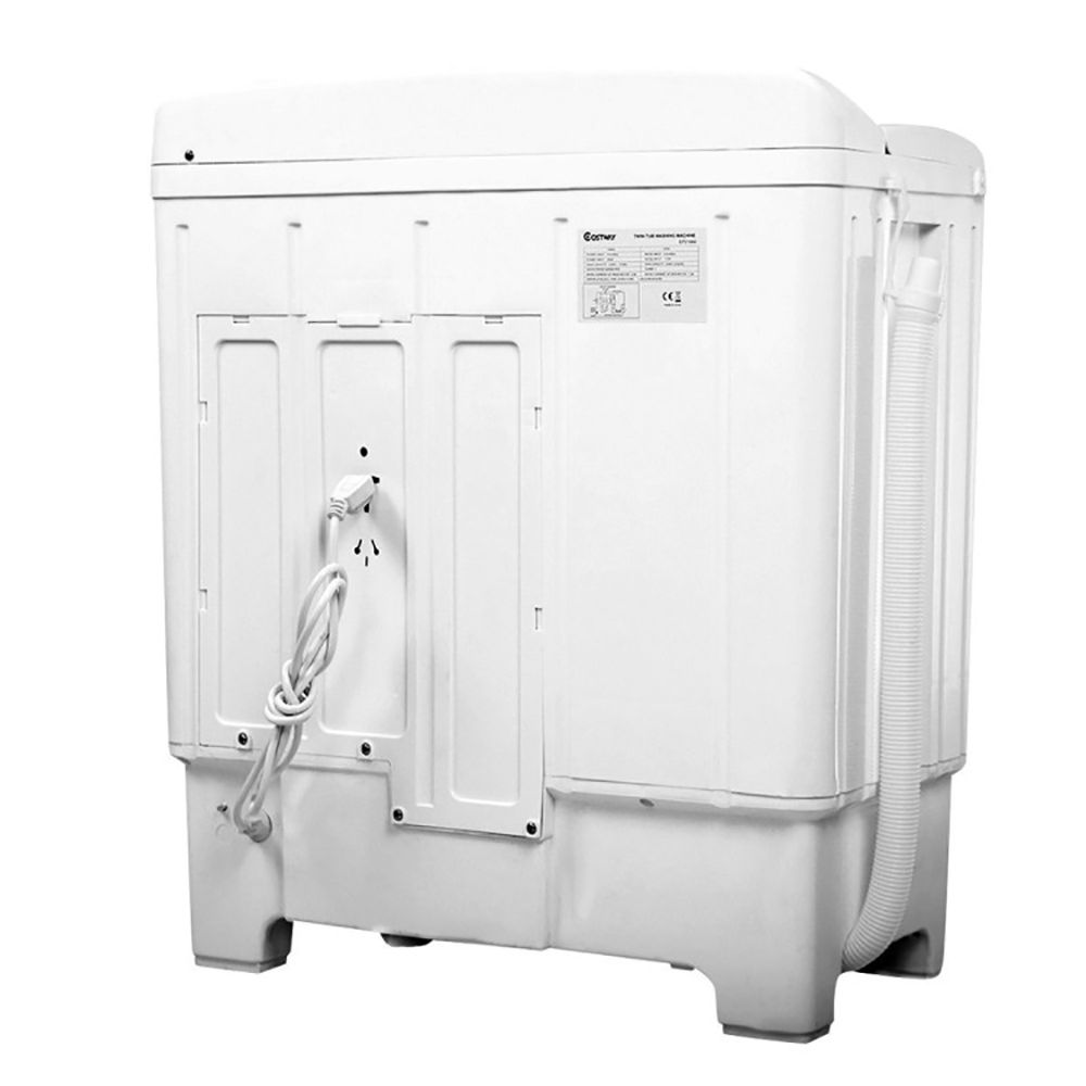 20 lbs Compact Twin Tub Washing Machine for Home Use - Image 6