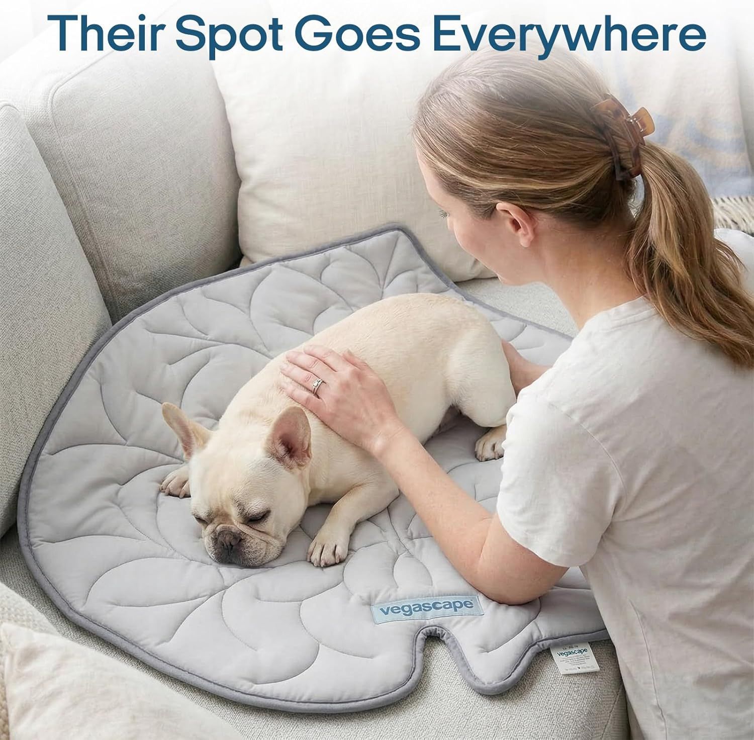 Dog Cooling Mat, Washable Pet Cooling Mat,Large   47" x 45" Thick & Durable Large Cooling Mat for Dogs, Portable Foldable Premium Cooling Pad for Indoor, Outdoor, Travel, Camping, Patio and Beach - Image 11