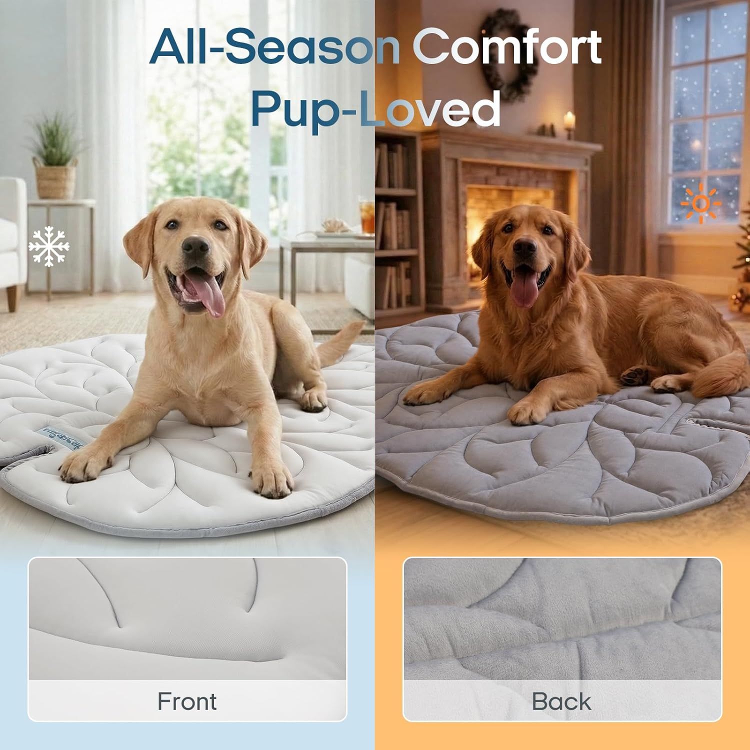 Dog Cooling Mat, Washable Pet Cooling Mat,Large   47" x 45" Thick & Durable Large Cooling Mat for Dogs, Portable Foldable Premium Cooling Pad for Indoor, Outdoor, Travel, Camping, Patio and Beach - Image 12