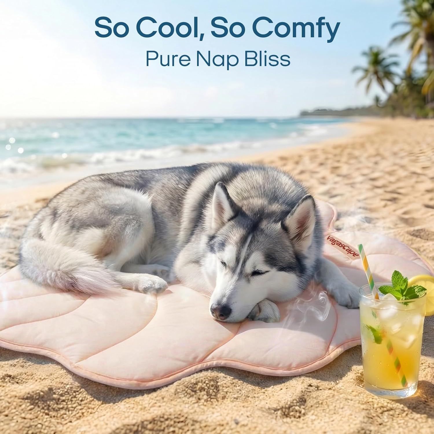 Dog Cooling Mat, Washable Pet Cooling Mat,Large   47" x 45" Thick & Durable Large Cooling Mat for Dogs, Portable Foldable Premium Cooling Pad for Indoor, Outdoor, Travel, Camping, Patio and Beach - Image 19