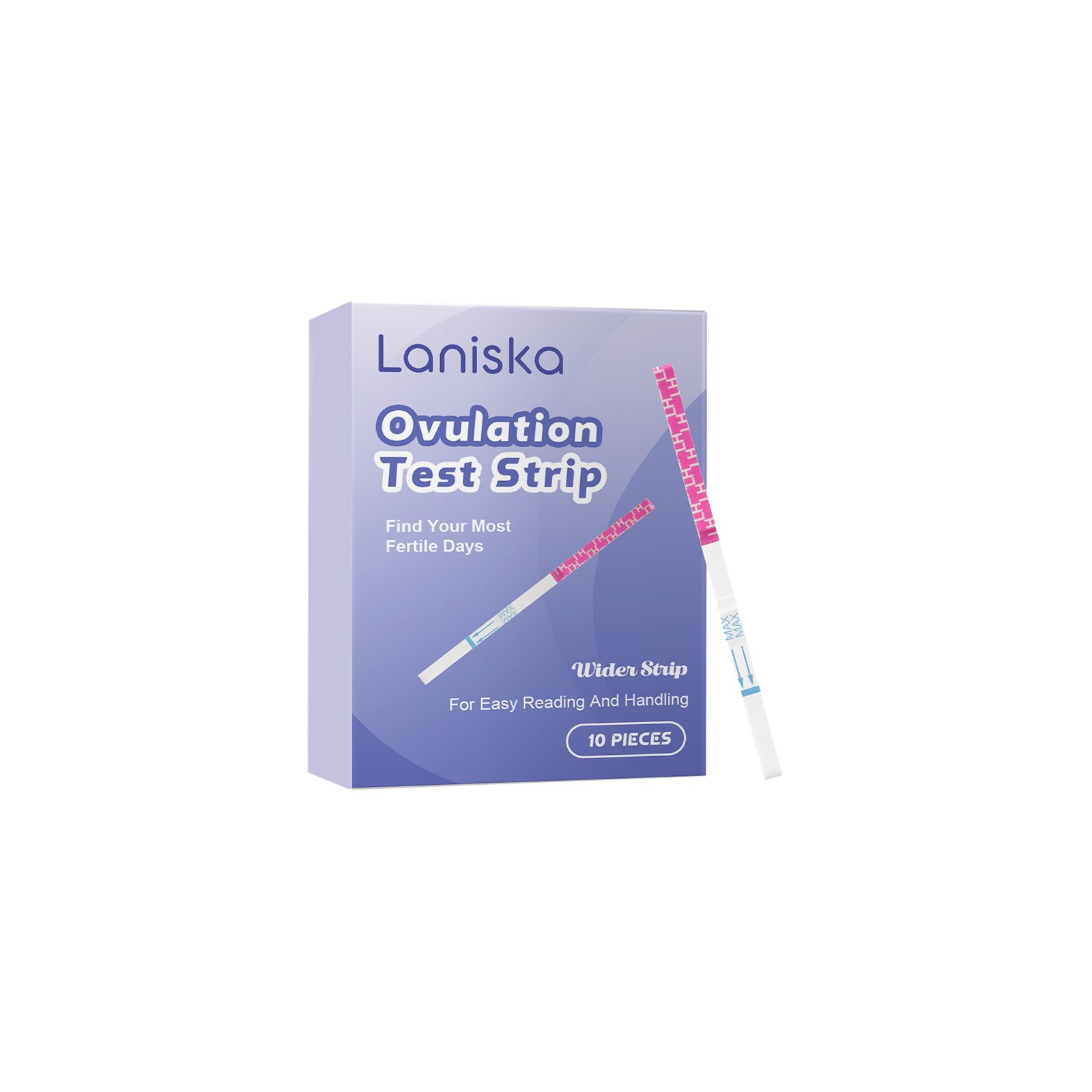 Star ProduTest Strips 10 Count, Wide Width LH Test Strips for Women Fertility Monitoring, At Home Urine Test Strips to Track Fertile Days, Easy - Image 12