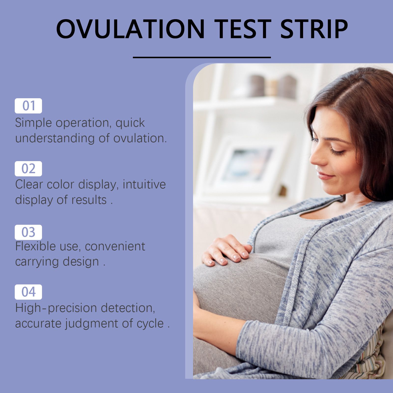 Star ProduTest Strips 10 Count, Wide Width LH Test Strips for Women Fertility Monitoring, At Home Urine Test Strips to Track Fertile Days, Easy - Image 7
