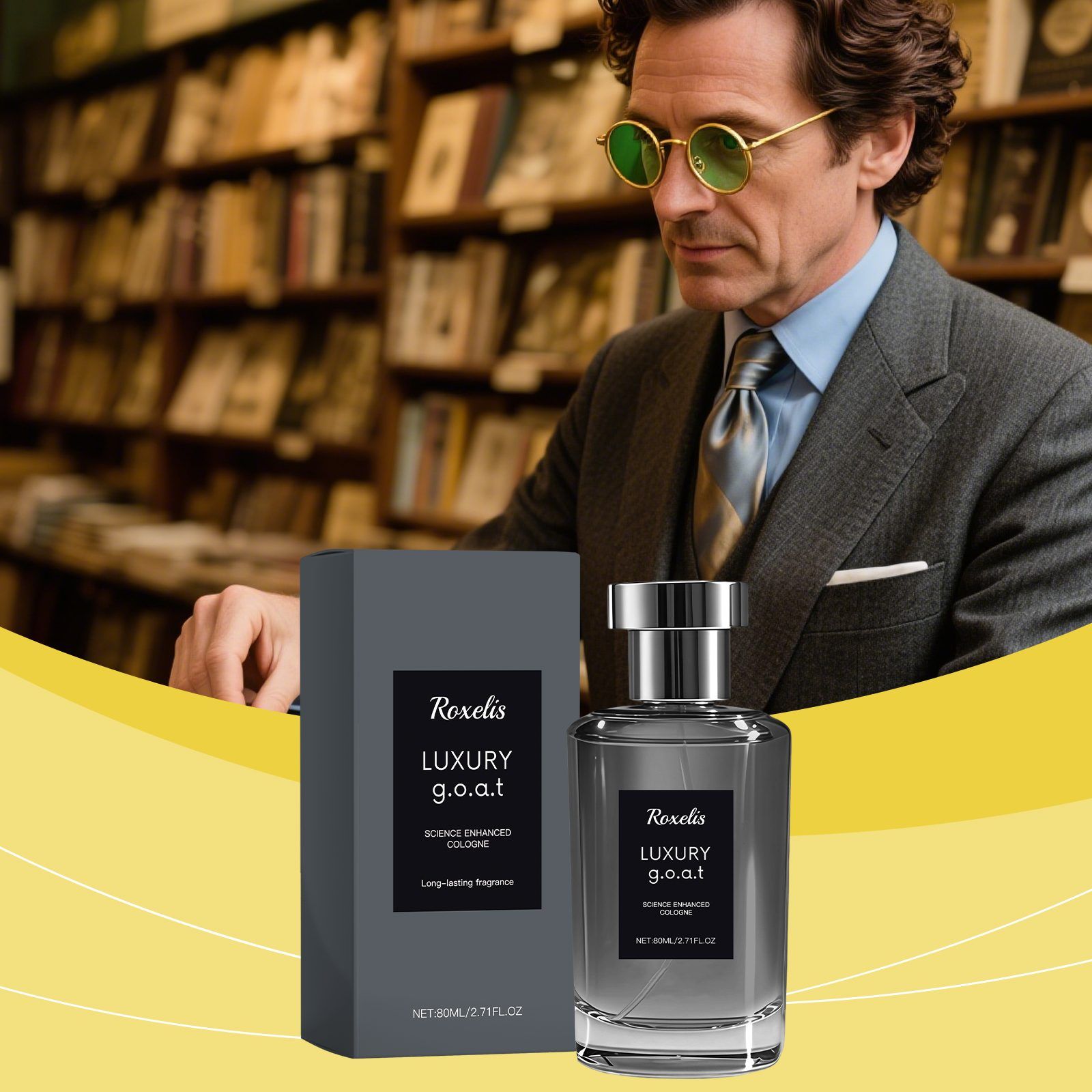 ROXELIS Floral Woody Men's Fragrance, 80 ml - Image 7