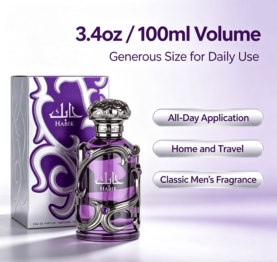 100ml Luxury Decorative Men Perfume Spray, Warm Spicy Rich Long Lasting Fragrance, Ornate Craft Glass Bottle, Holiday Birthday Present Scent for Him - Image 9
