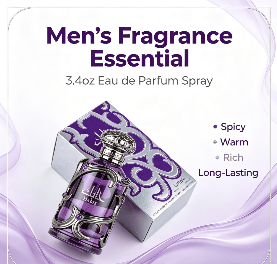 100ml Luxury Decorative Men Perfume Spray, Warm Spicy Rich Long Lasting Fragrance, Ornate Craft Glass Bottle, Holiday Birthday Present Scent for Him - Image 10
