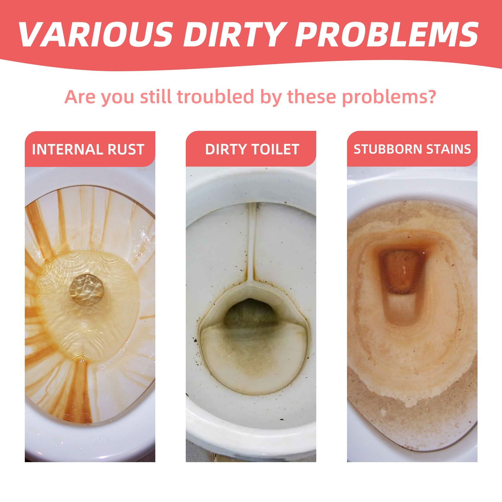 Jakehoe Toilet Effervescent Tablets Toilet Cleaner Cleaning Odor Yellow Stains Dirt Urine Stains Toilet Cleaning Tablets - Image 3
