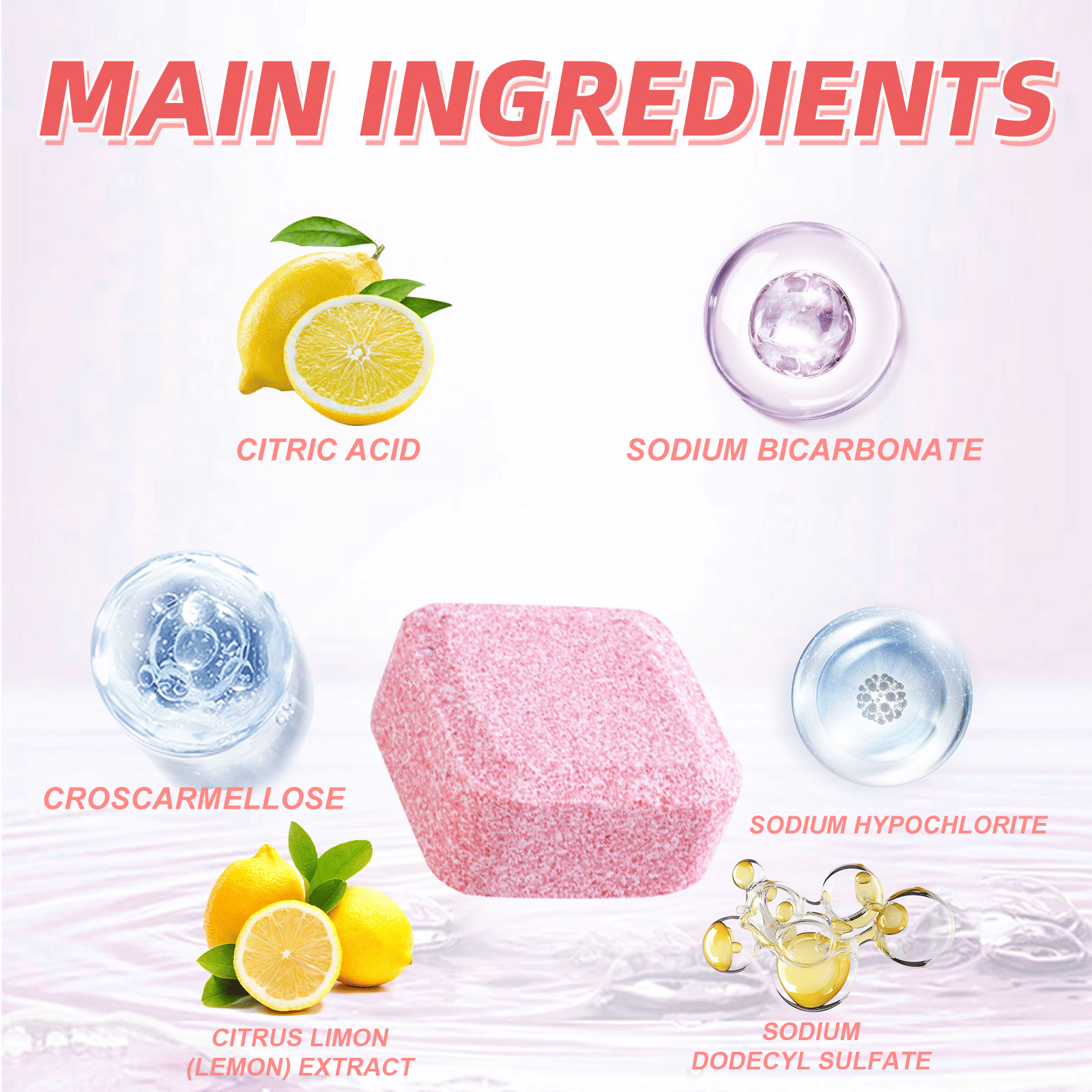 Jakehoe Toilet Effervescent Tablets Toilet Cleaner Cleaning Odor Yellow Stains Dirt Urine Stains Toilet Cleaning Tablets - Image 5