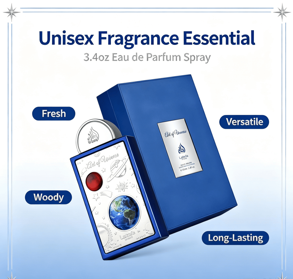 Unisex Eau de Parfum Spray 3.4oz 100ml Fresh Woody Layered Fragrance Long Lasting Elegant Scent Luxury Decorative Perfume Gift for Men Women Dating Travel Daily Party - Image 9