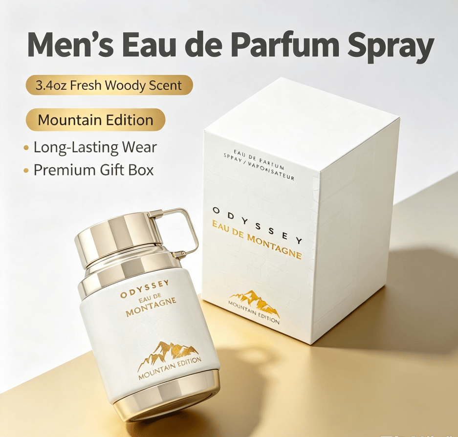 Fresh Clean Woody Men Perfume 100ml EDP Spray Sophisticated Mountain Inspired Aroma Decorative Bottle Ideal for Daily Office Evening Occasions Gift for Him - Image 17