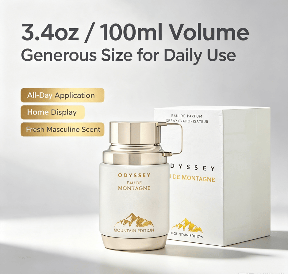 Fresh Clean Woody Men Perfume 100ml EDP Spray Sophisticated Mountain Inspired Aroma Decorative Bottle Ideal for Daily Office Evening Occasions Gift for Him - Image 19