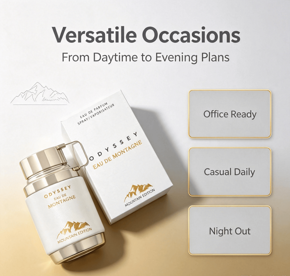 Fresh Clean Woody Men Perfume 100ml EDP Spray Sophisticated Mountain Inspired Aroma Decorative Bottle Ideal for Daily Office Evening Occasions Gift for Him - Image 20