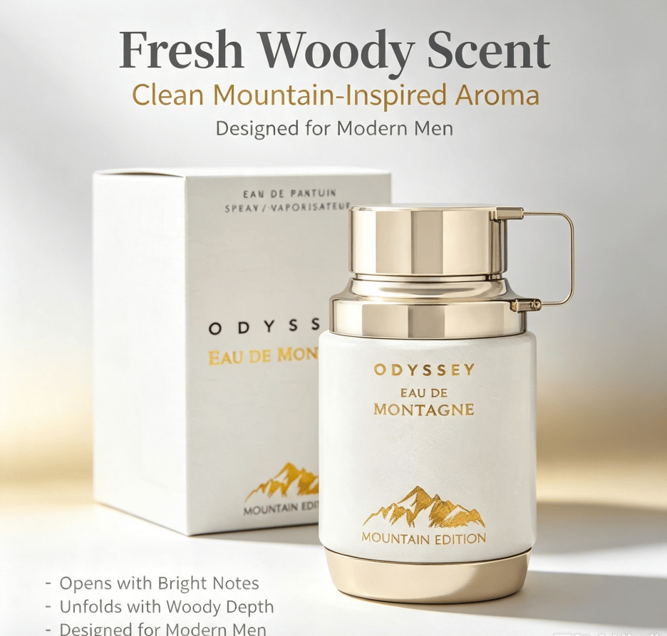 Fresh Clean Woody Men Perfume 100ml EDP Spray Sophisticated Mountain Inspired Aroma Decorative Bottle Ideal for Daily Office Evening Occasions Gift for Him - Image 15