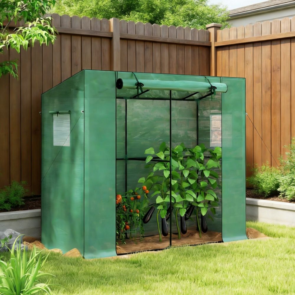 Garden Bed with Mini Greenhouse - Image 4