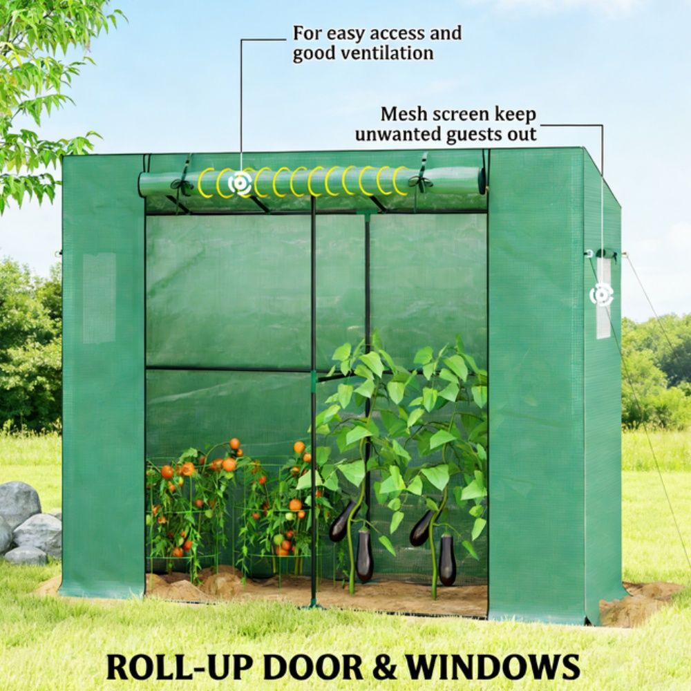 Garden Bed with Mini Greenhouse - Image 5