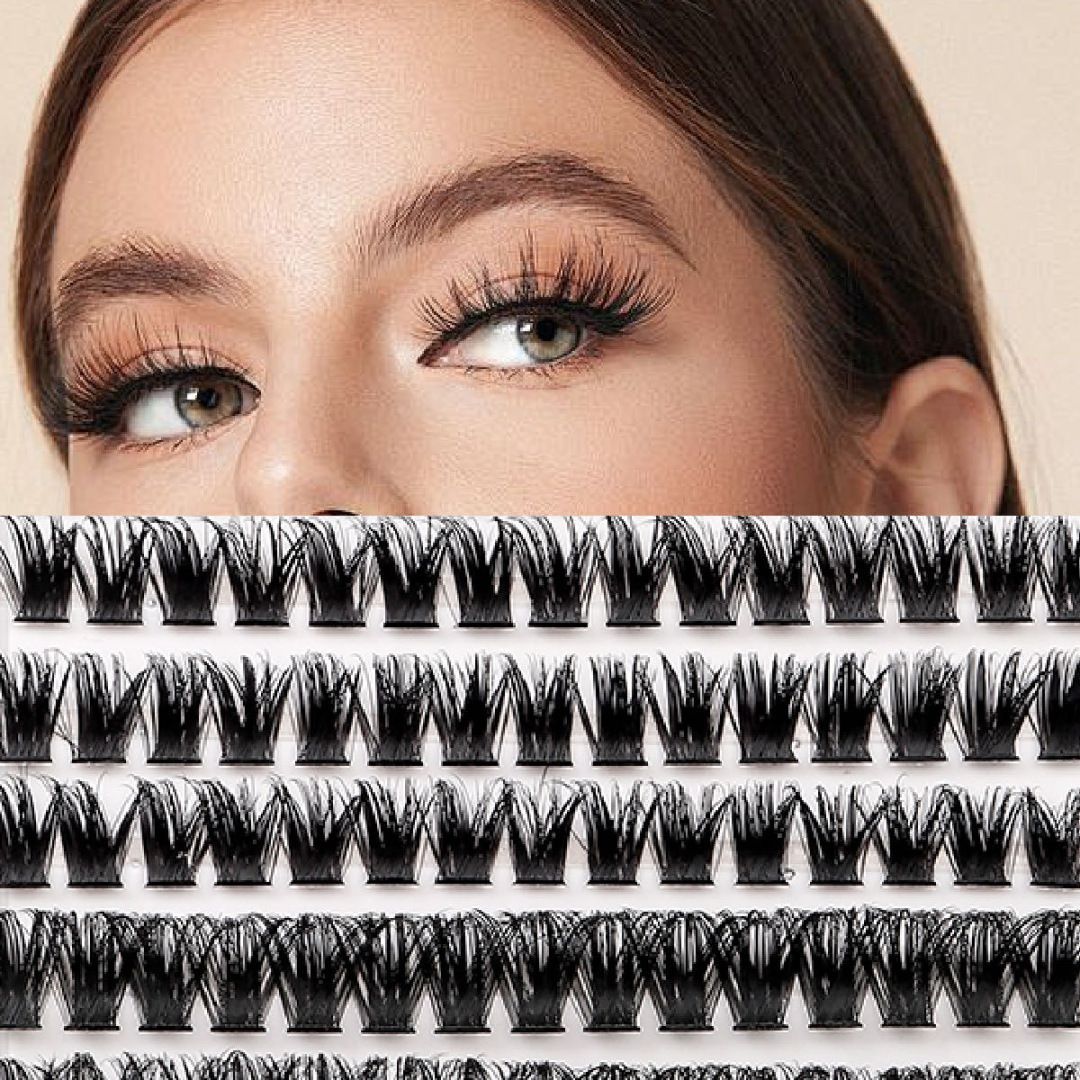 2026 Hot Selling Recommendation: Fairy-like False Eyelashes -  HUICOP Large Capacity Single Cluster False Eyelash Set, Natural, Thick, and Simulated Segmented Eyelashes - Image 3