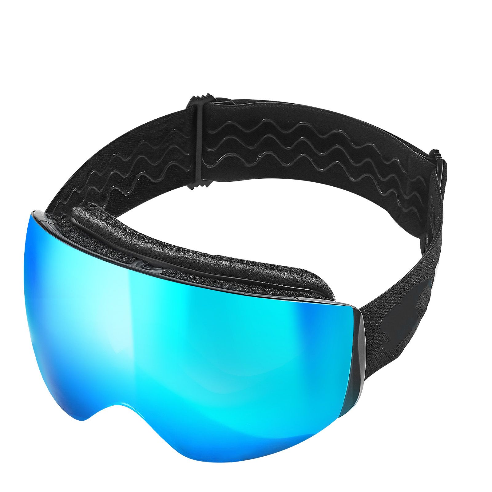 Frameless Ski Goggles, Spherical Lens with Blue Revo Coating, OTG Anti fog Snow Goggles for Men Women Youth, TPU Frame & Ventilation Structure, Suitable for Skiing, Skating, Snowboarding - Image 12