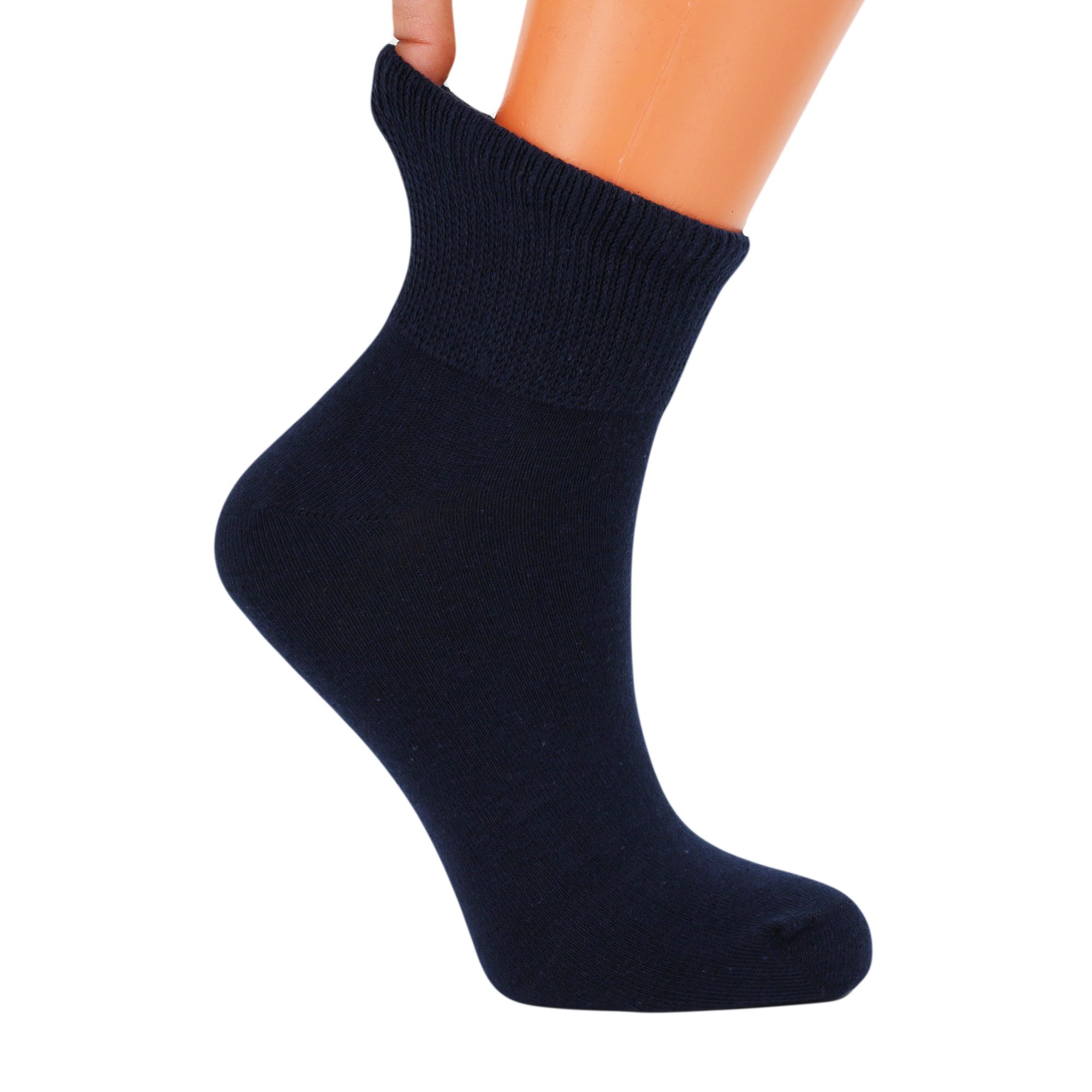 Women's Diabetic Ankle Socks 3 Pairs Soft Cotton, Non-Binding Top, Seamless Toe, Promotes Circulation, Shoe Size 9-11 - Image 27