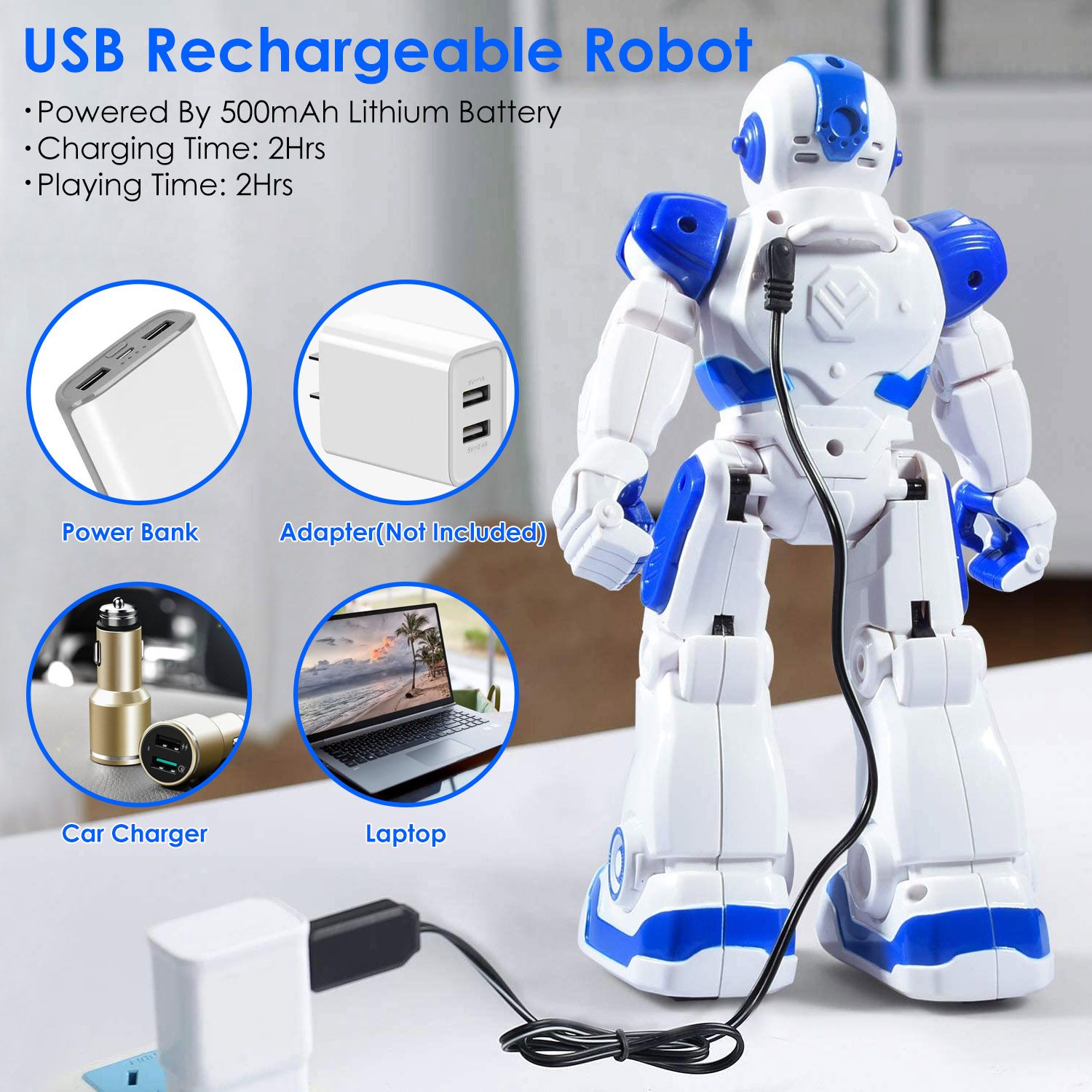 Intelligent Remote Control Robot Gesture Sensing Smart Programmable Robot Walking Singing Dancing Educational Toy for 6+ Year-old Kids - Image 6
