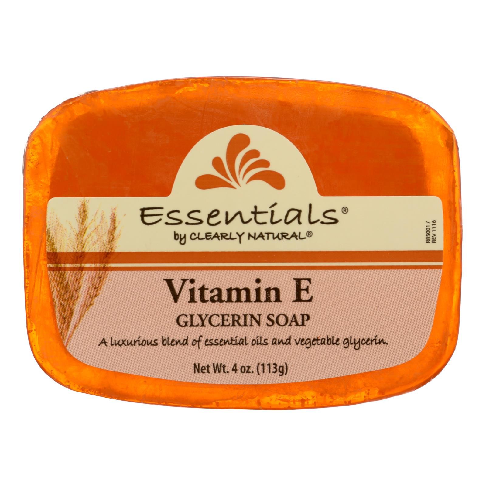 Clearly Natural Glycerine Bar Soap Vitamin E - 4 Oz - Image 2